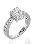 Soulful Splendor Pave Diamond Engagement Ring