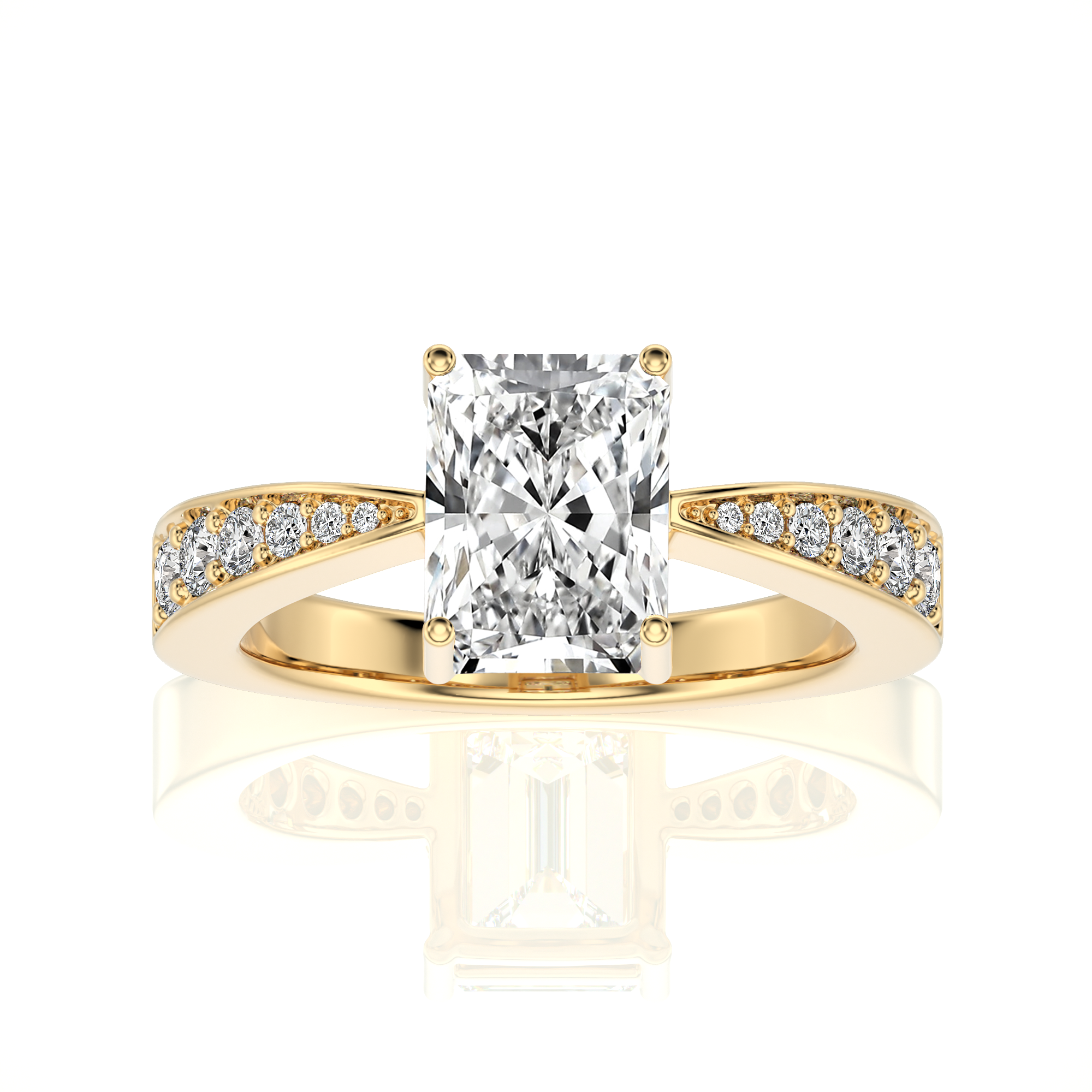 Soulful Splendor Pave Diamond Engagement Ring