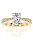 Soulful Splendor Pave Diamond Engagement Ring