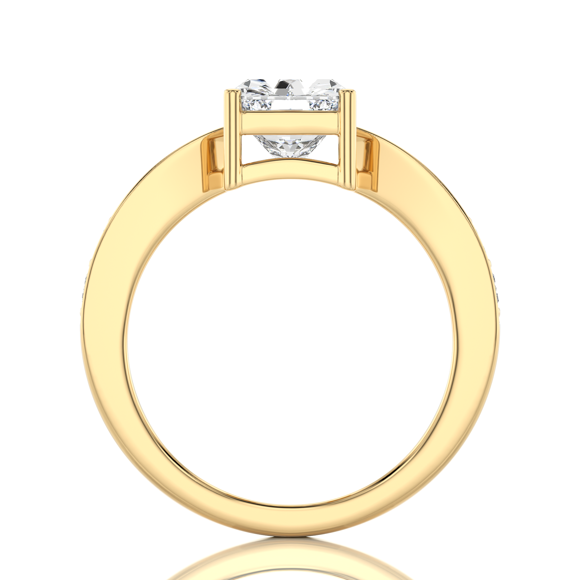 Soulful Splendor Pave Diamond Engagement Ring