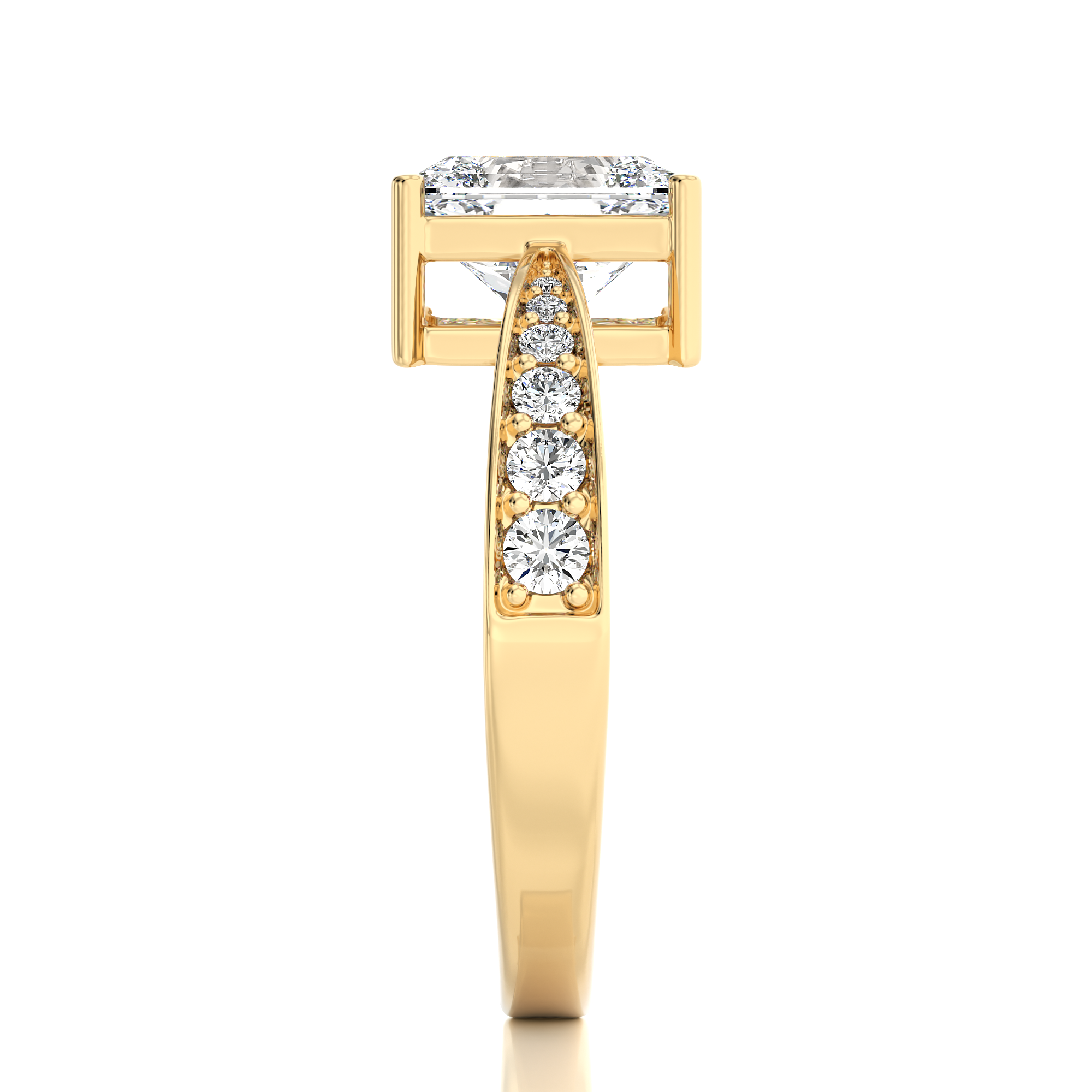 Soulful Splendor Pave Diamond Engagement Ring