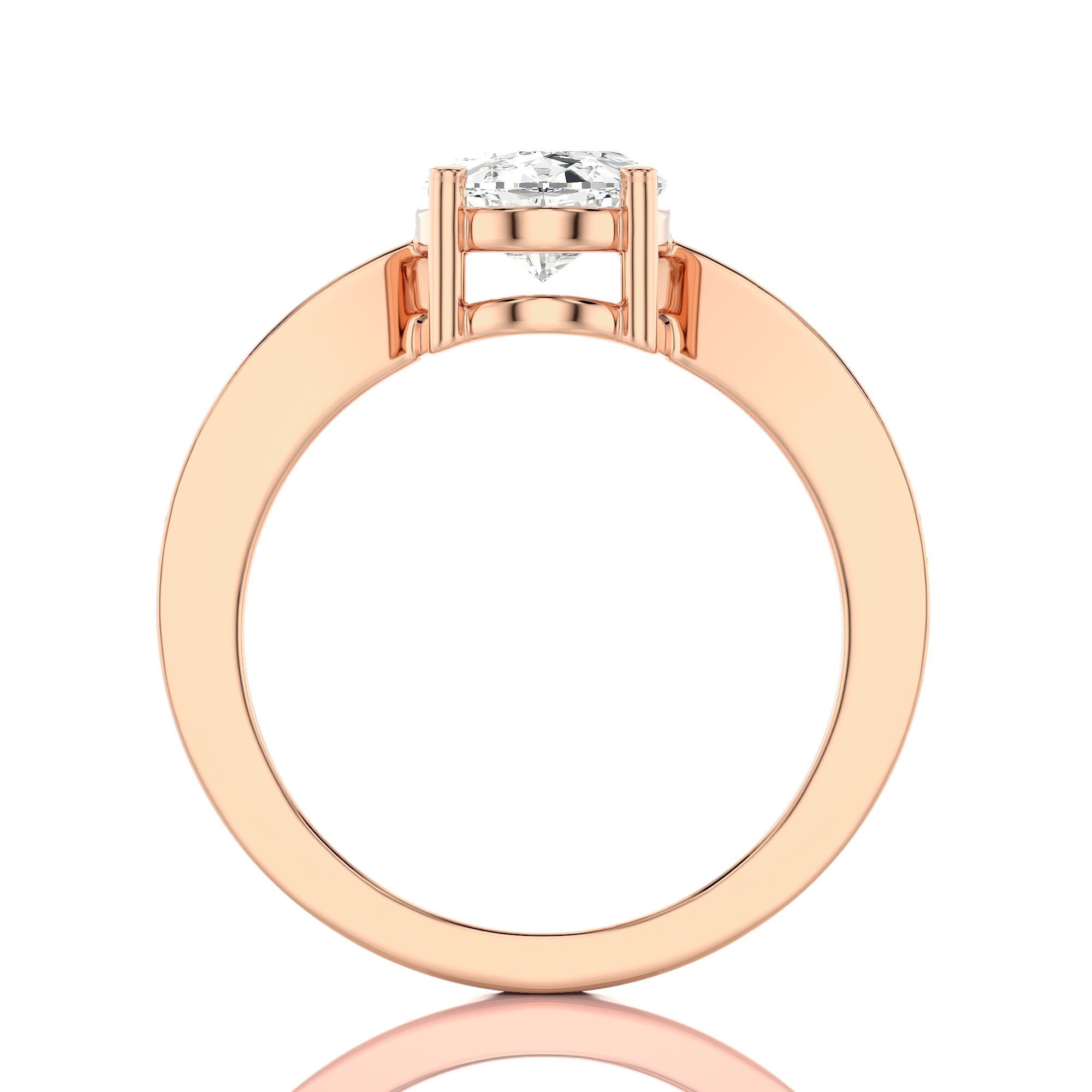 Soulful Splendor Pave Diamond Engagement Ring