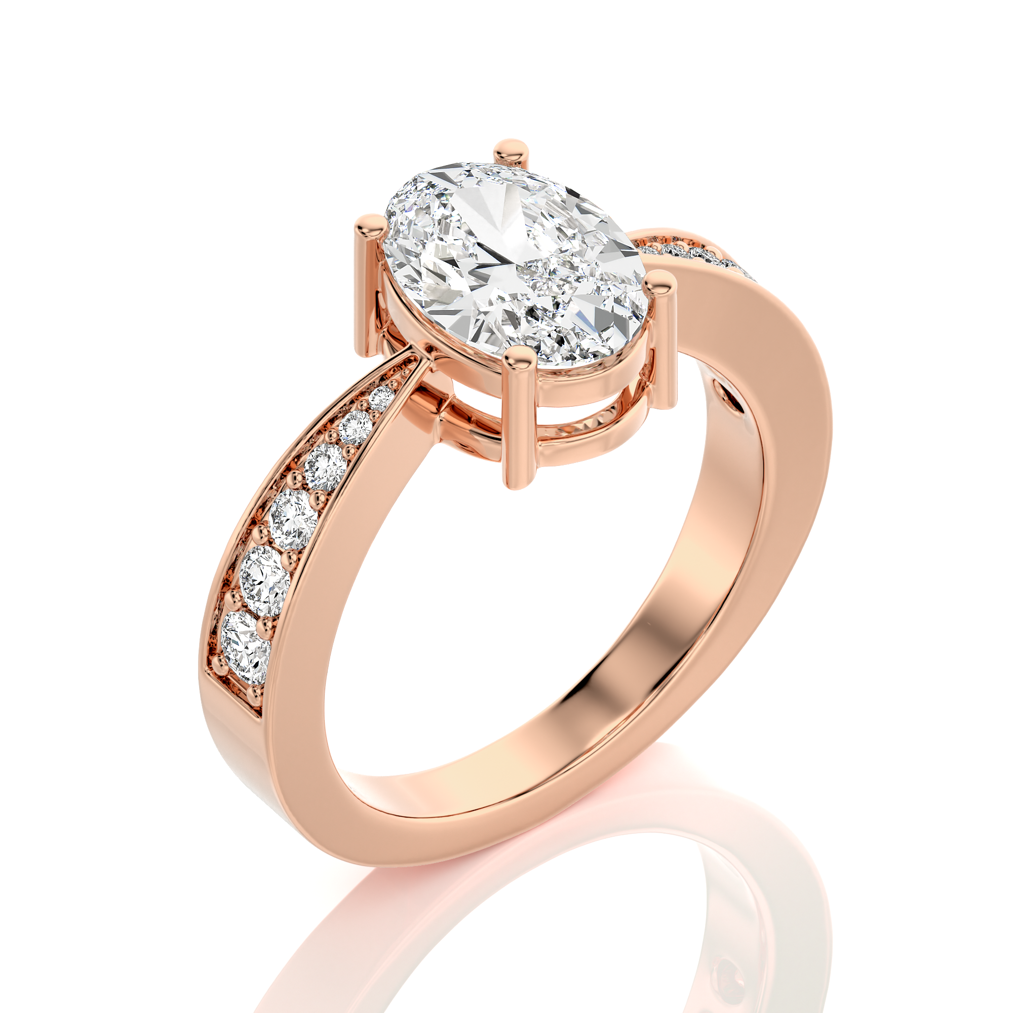 Soulful Splendor Pave Diamond Engagement Ring