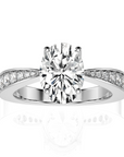 Soulful Splendor Pave Diamond Engagement Ring