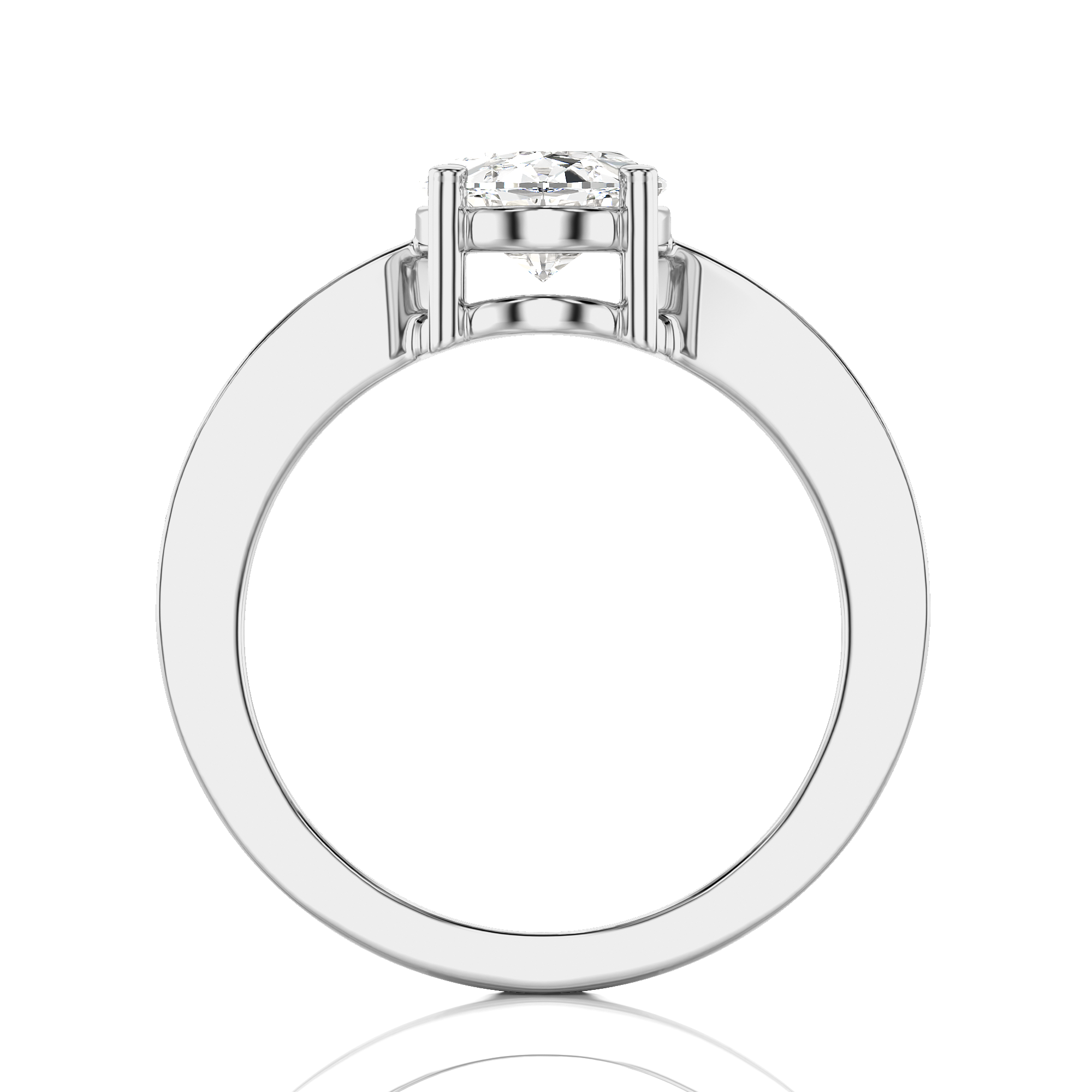 Soulful Splendor Pave Diamond Engagement Ring