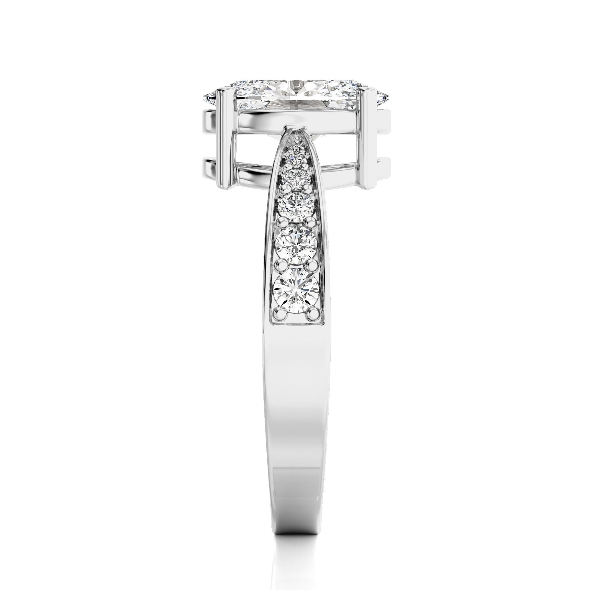 Soulful Splendor Pave Diamond Engagement Ring