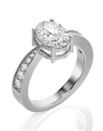 Soulful Splendor Pave Diamond Engagement Ring