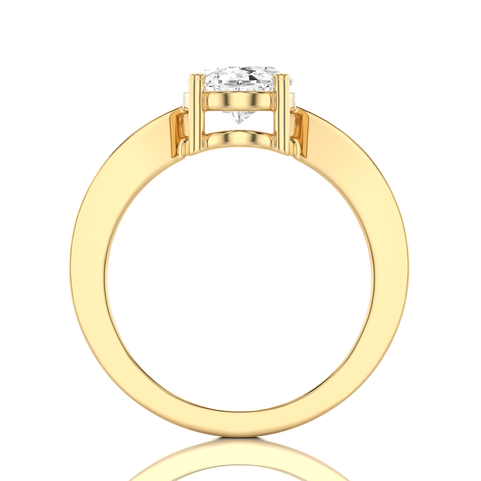 Soulful Splendor Pave Diamond Engagement Ring