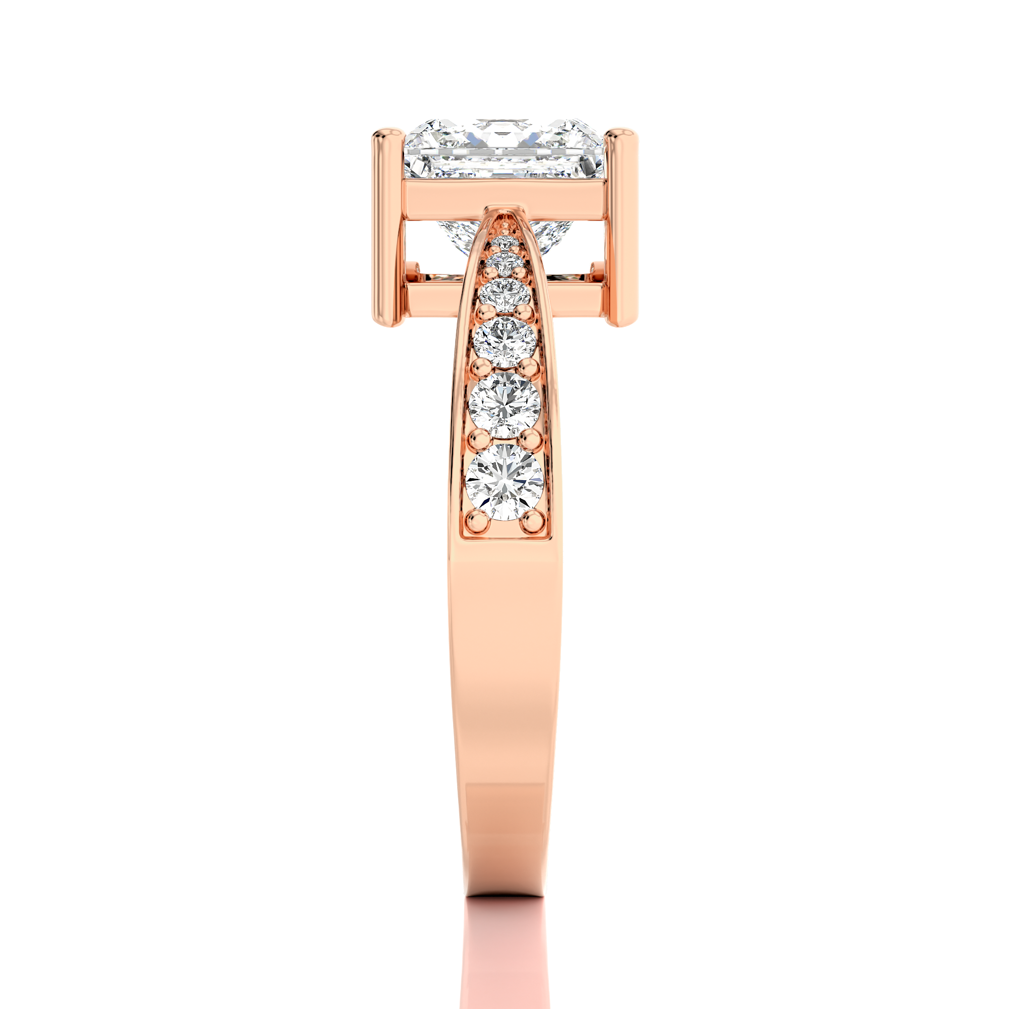 Soulful Splendor Pave Diamond Engagement Ring