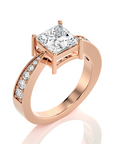 Soulful Splendor Pave Diamond Engagement Ring