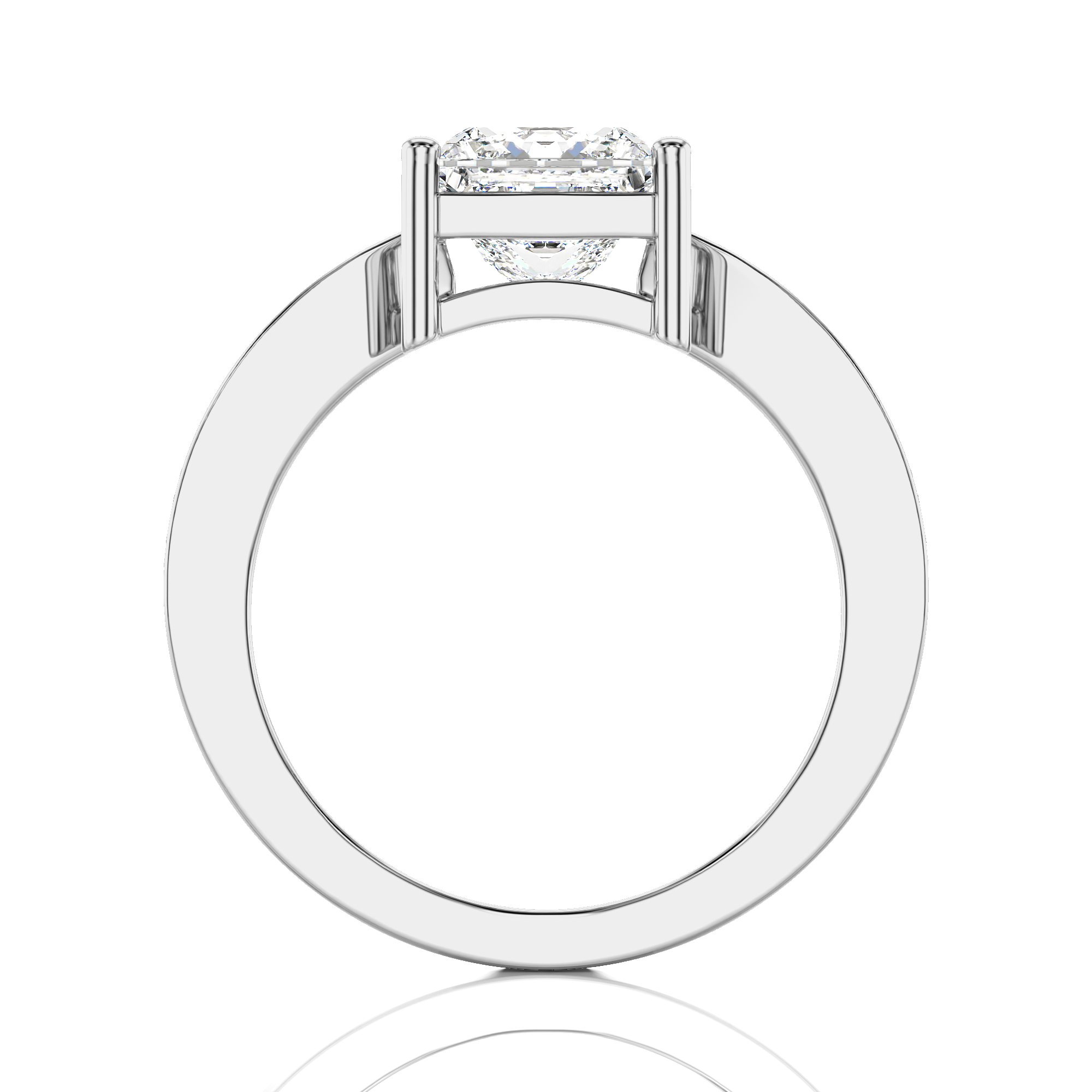 Soulful Splendor Pave Diamond Engagement Ring