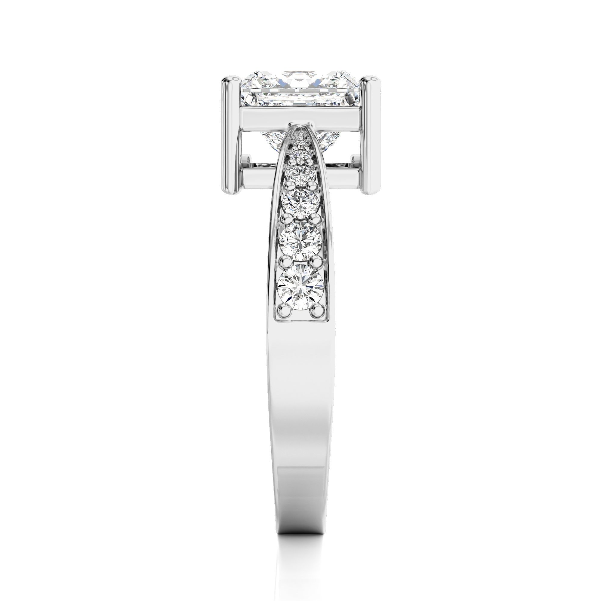 Soulful Splendor Pave Diamond Engagement Ring
