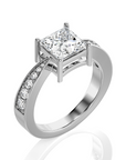Soulful Splendor Pave Diamond Engagement Ring