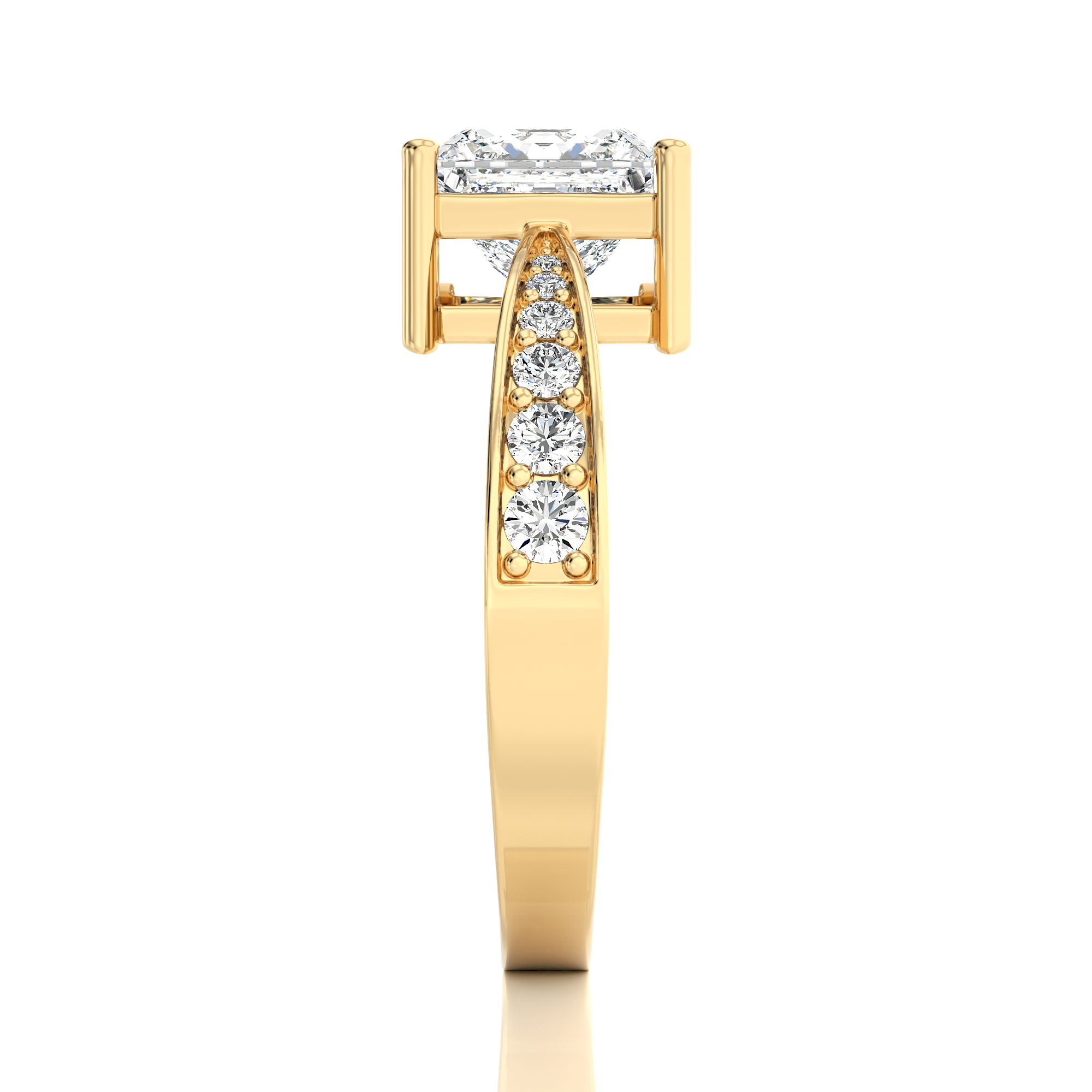 Soulful Splendor Pave Diamond Engagement Ring