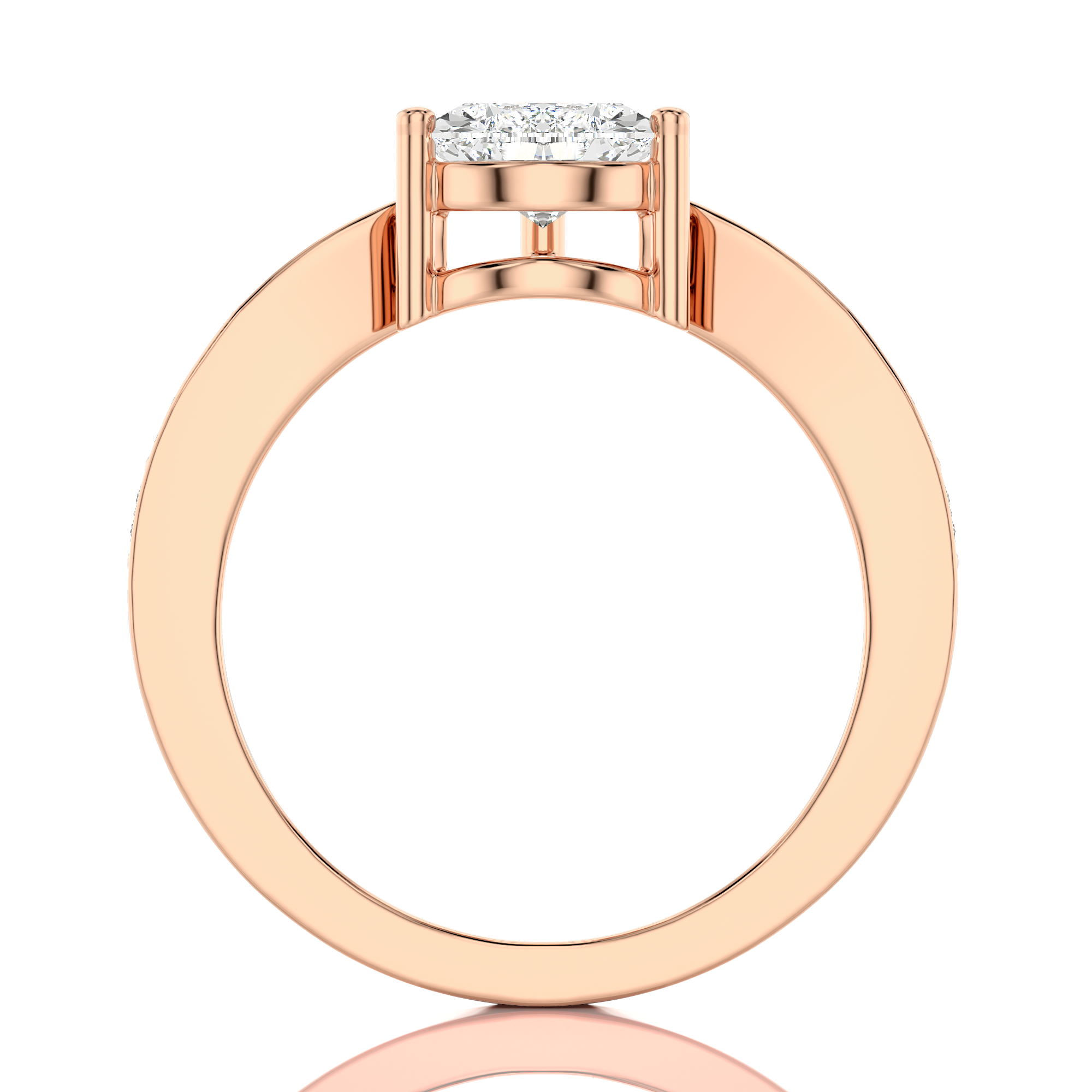 Soulful Splendor Pave Diamond Engagement Ring