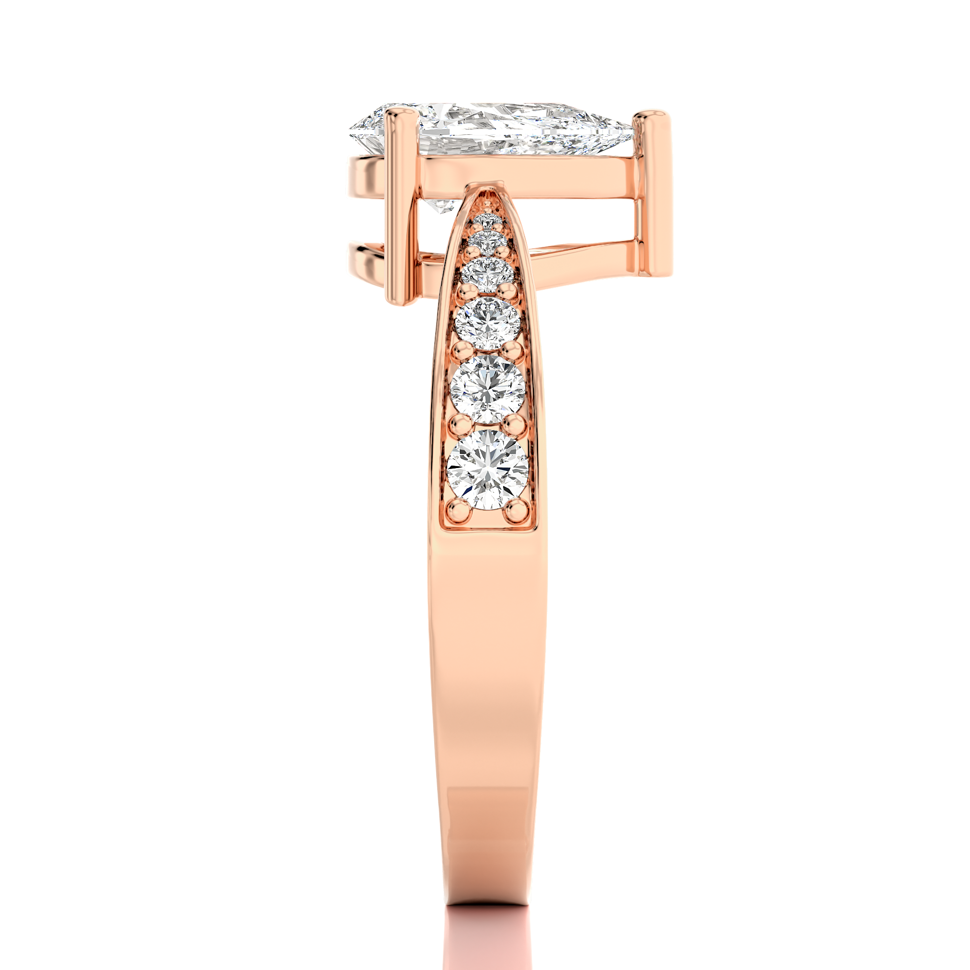 Soulful Splendor Pave Diamond Engagement Ring