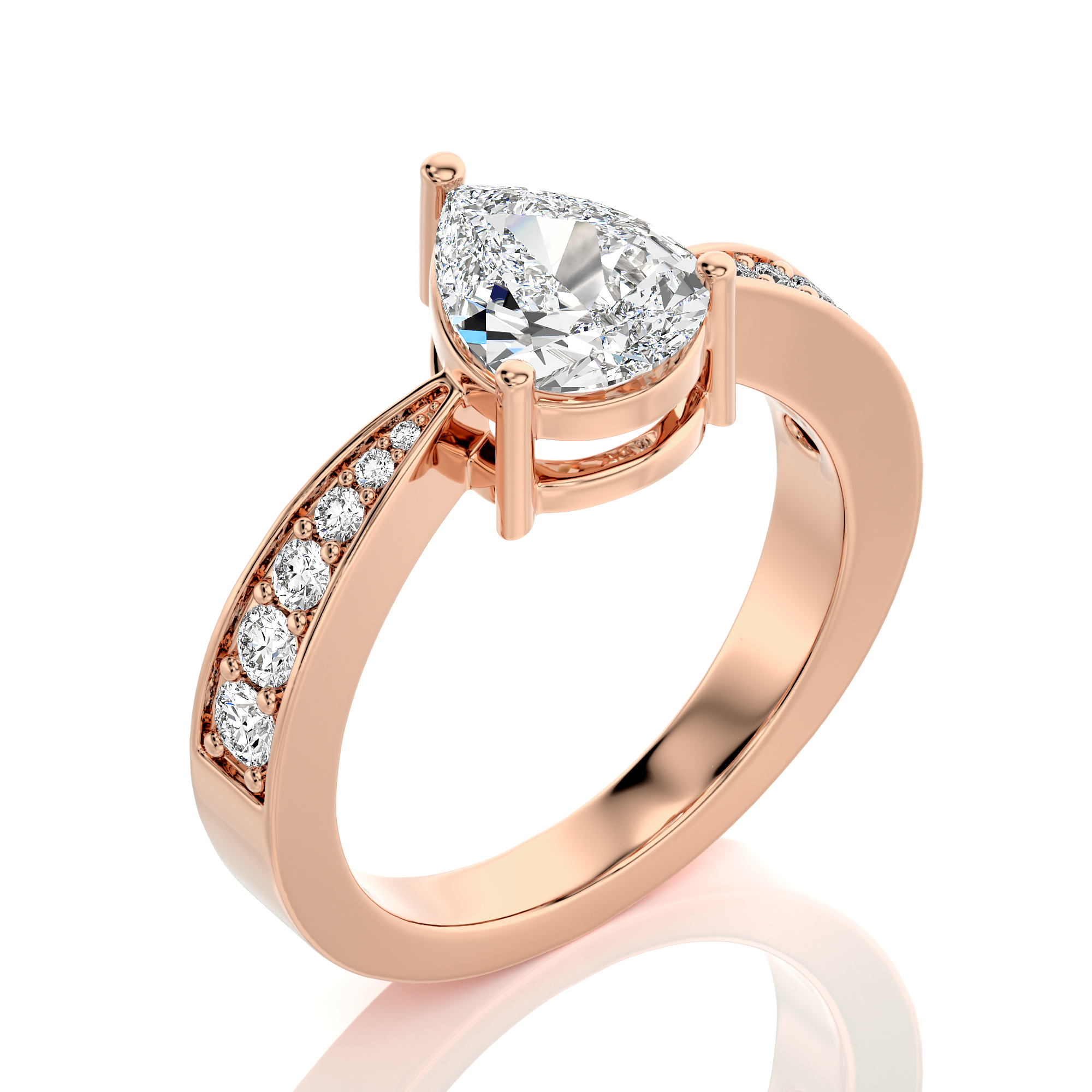 Soulful Splendor Pave Diamond Engagement Ring