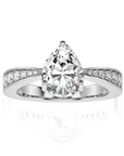 Soulful Splendor Pave Diamond Engagement Ring