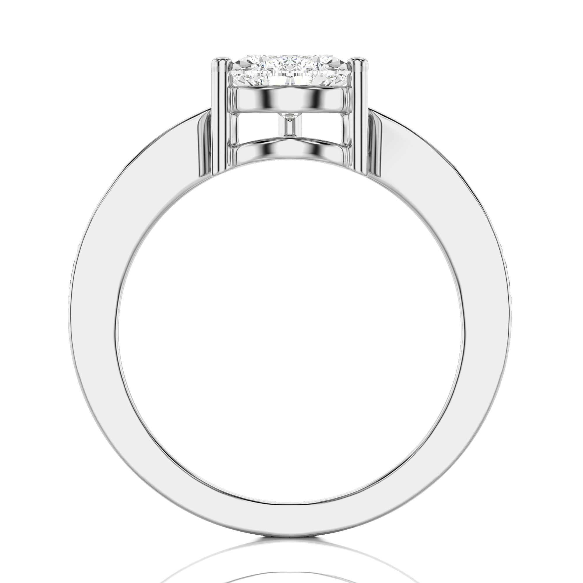 Soulful Splendor Pave Diamond Engagement Ring