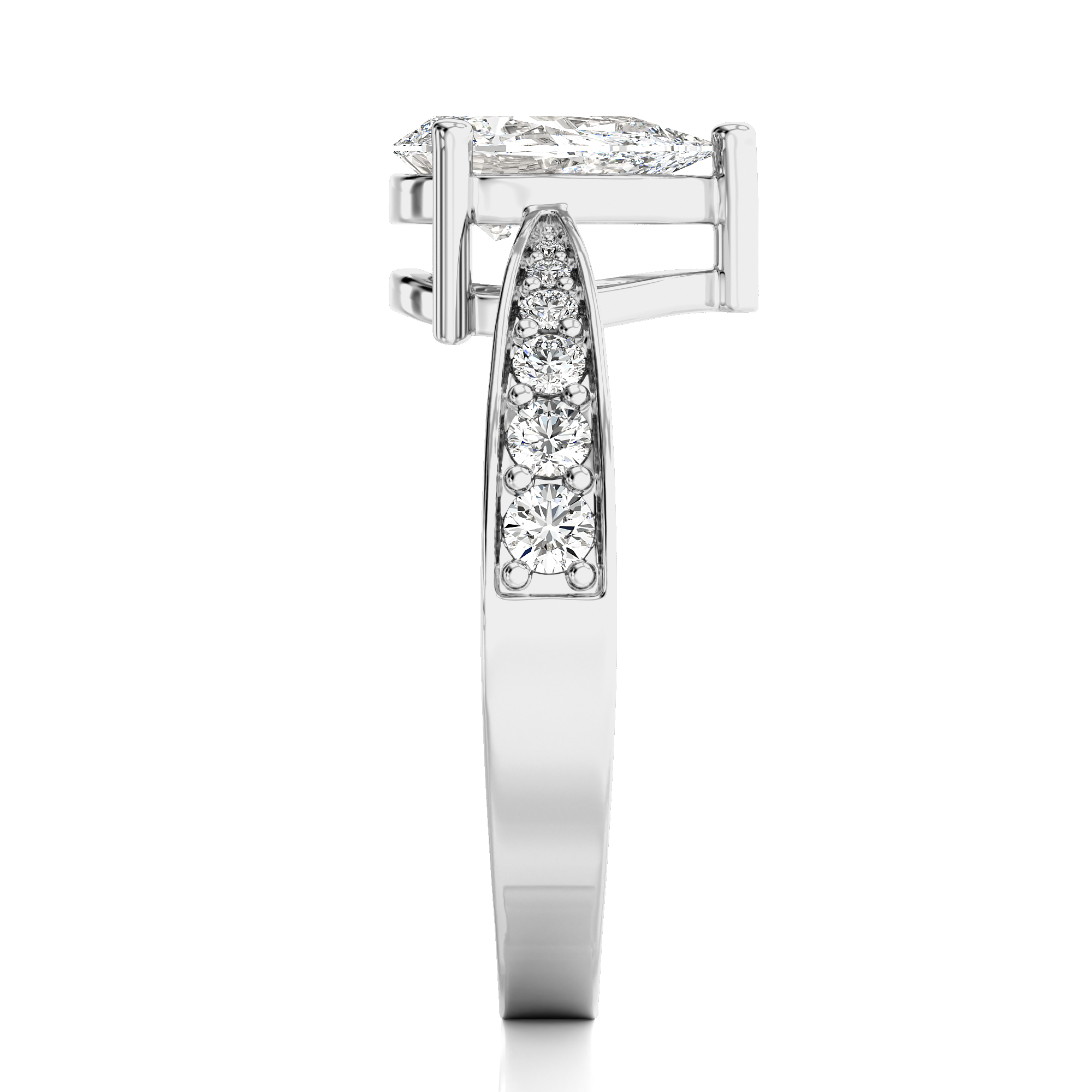 Soulful Splendor Pave Diamond Engagement Ring