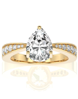 Soulful Splendor Pave Diamond Engagement Ring
