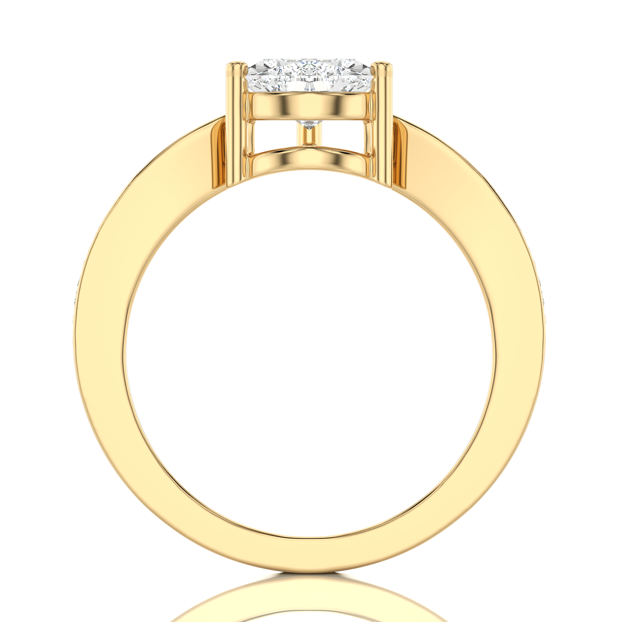 Soulful Splendor Pave Diamond Engagement Ring