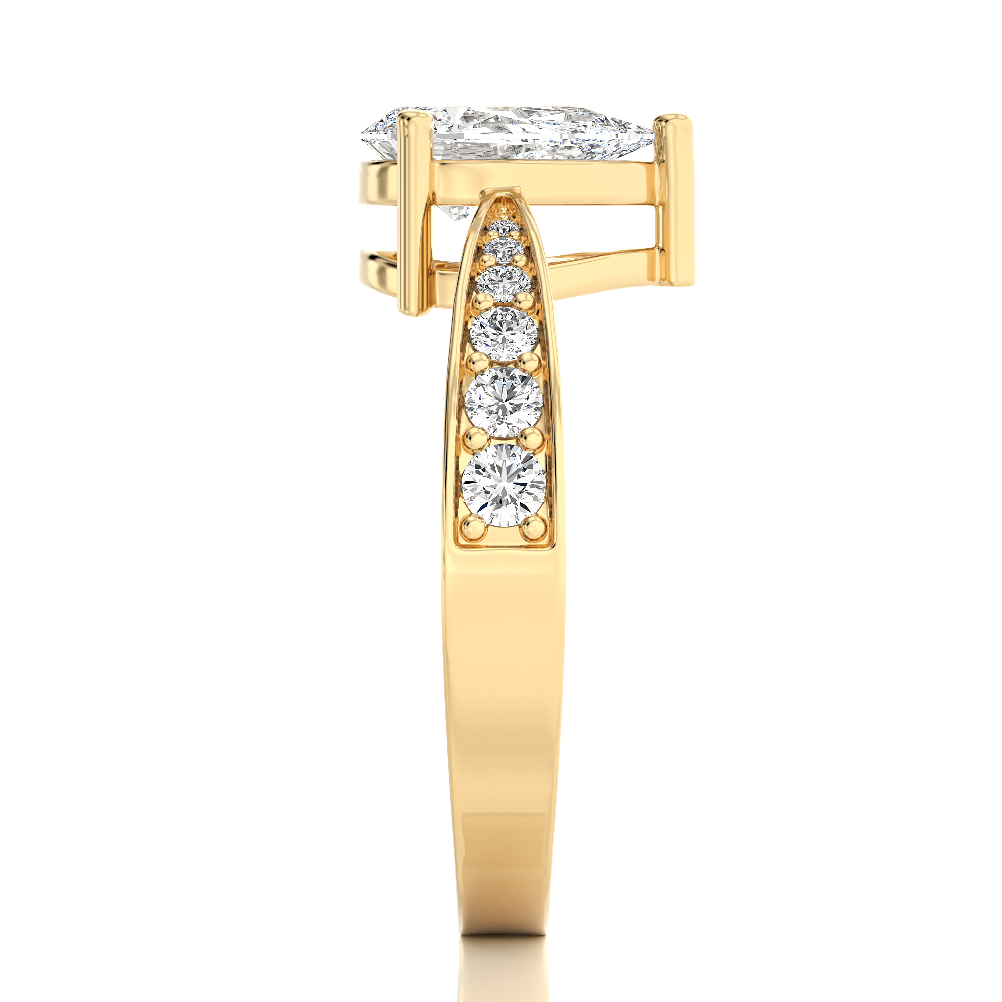 Soulful Splendor Pave Diamond Engagement Ring