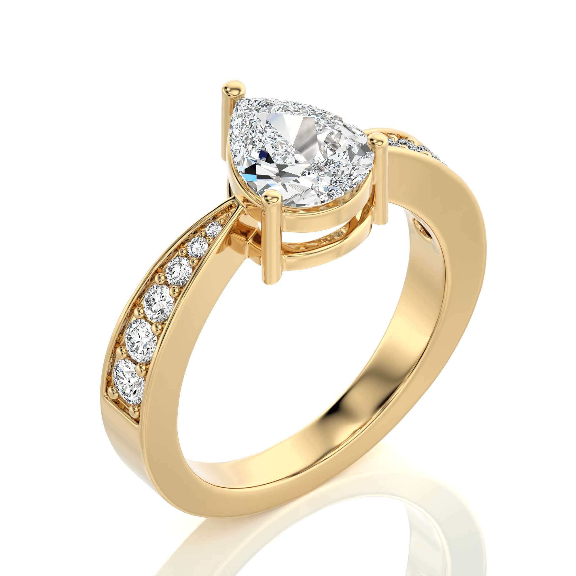 Soulful Splendor Pave Diamond Engagement Ring