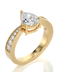 Soulful Splendor Pave Diamond Engagement Ring