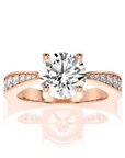 Soulful Splendor Pave Diamond Engagement Ring