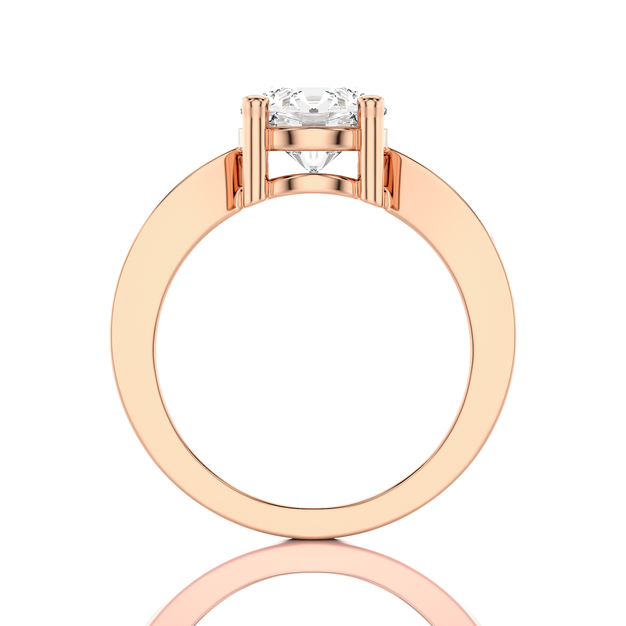 Soulful Splendor Pave Diamond Engagement Ring