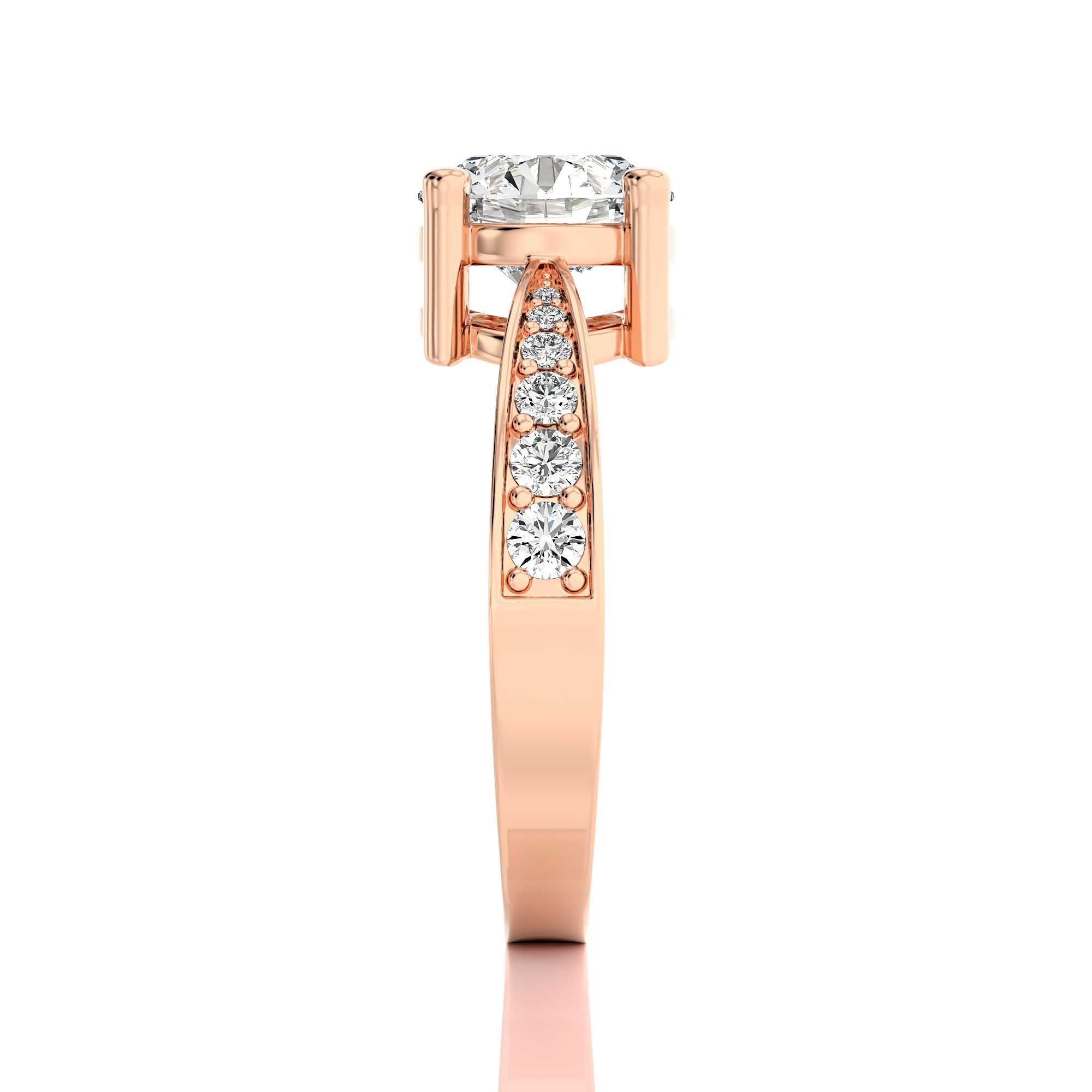 Soulful Splendor Pave Diamond Engagement Ring