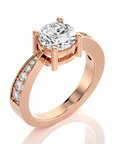 Soulful Splendor Pave Diamond Engagement Ring