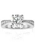 Soulful Splendor Pave Diamond Engagement Ring