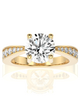 Soulful Splendor Pave Diamond Engagement Ring