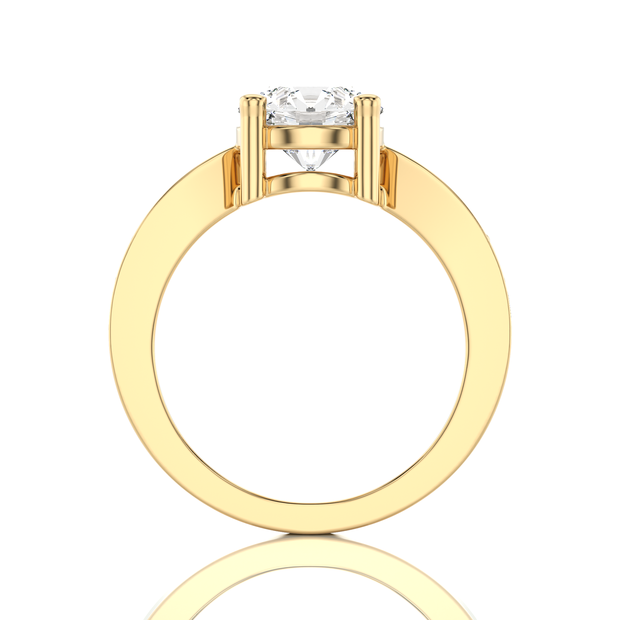 Soulful Splendor Pave Diamond Engagement Ring