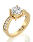 Soulful Splendor Pave Diamond Engagement Ring