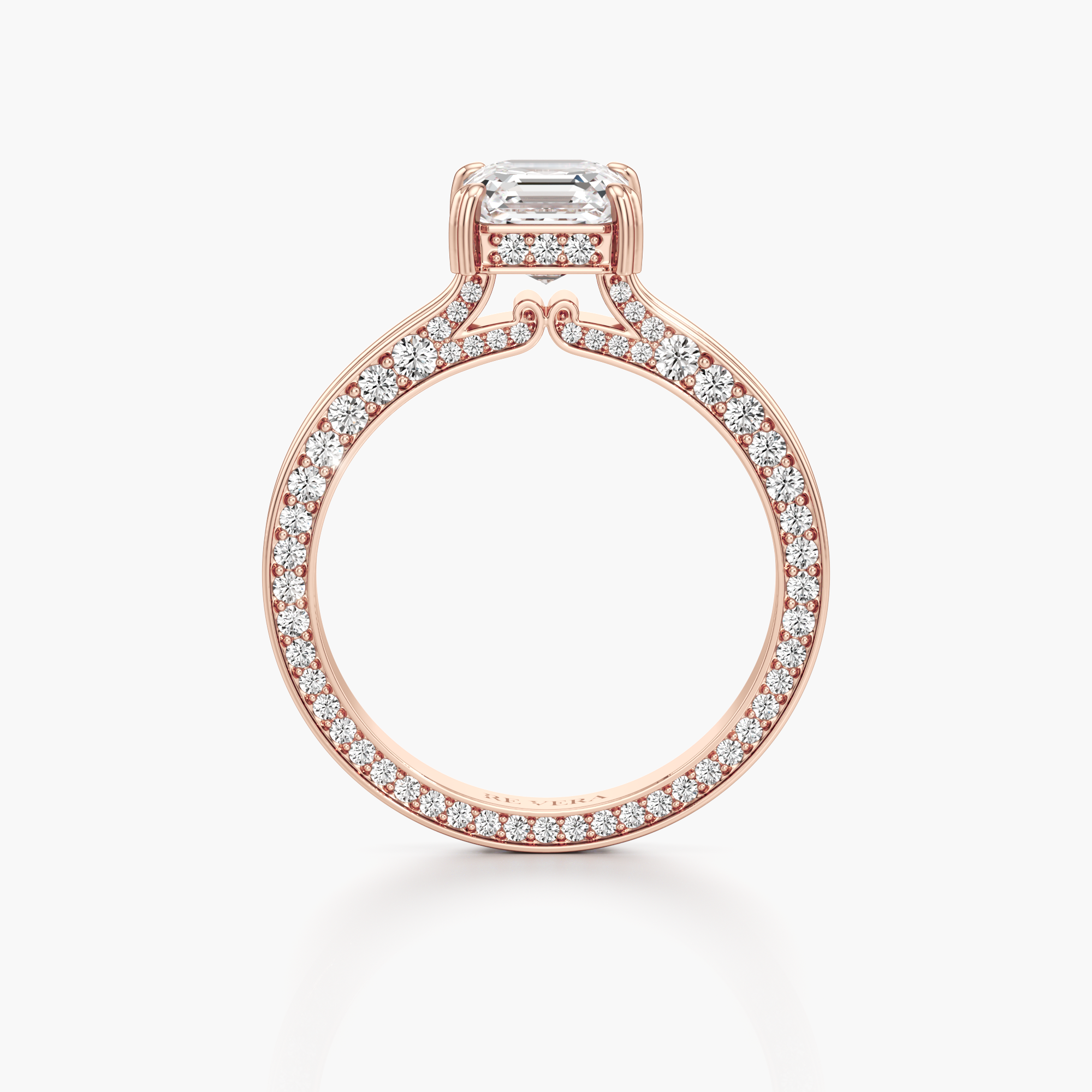 Regal Crown Engagement Ring