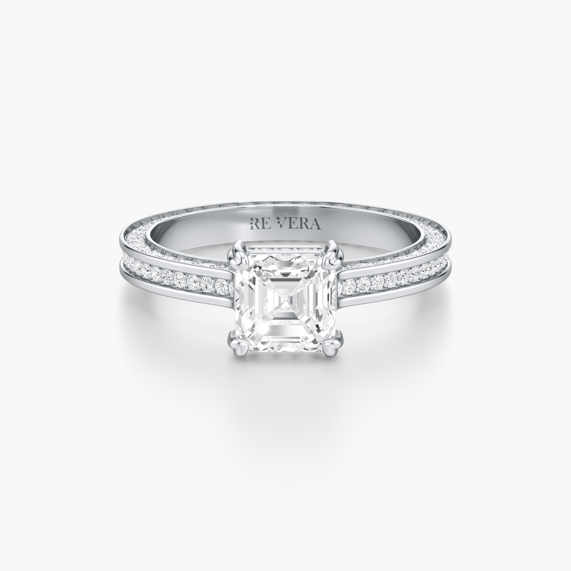 Regal Crown Engagement Ring