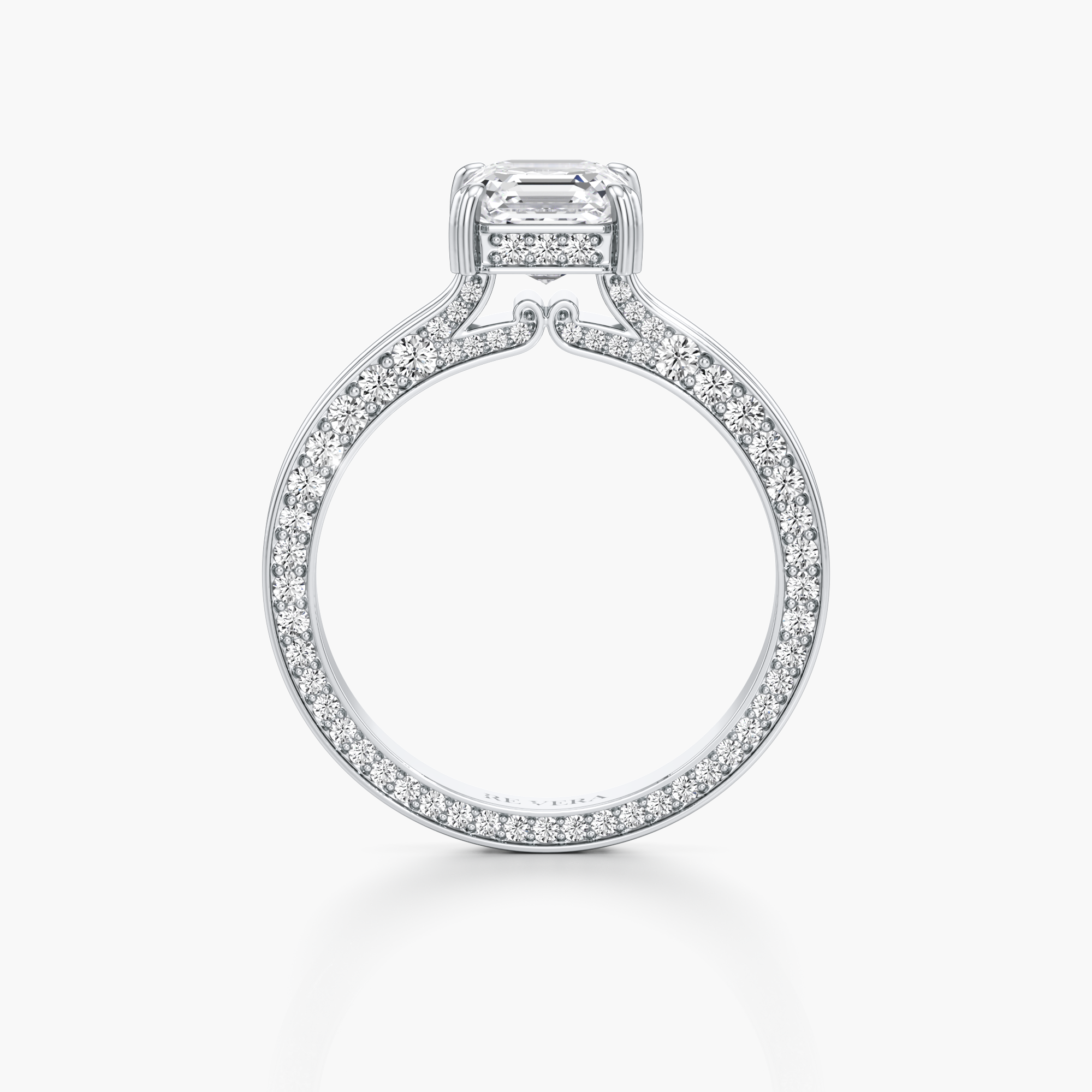 Regal Crown Engagement Ring
