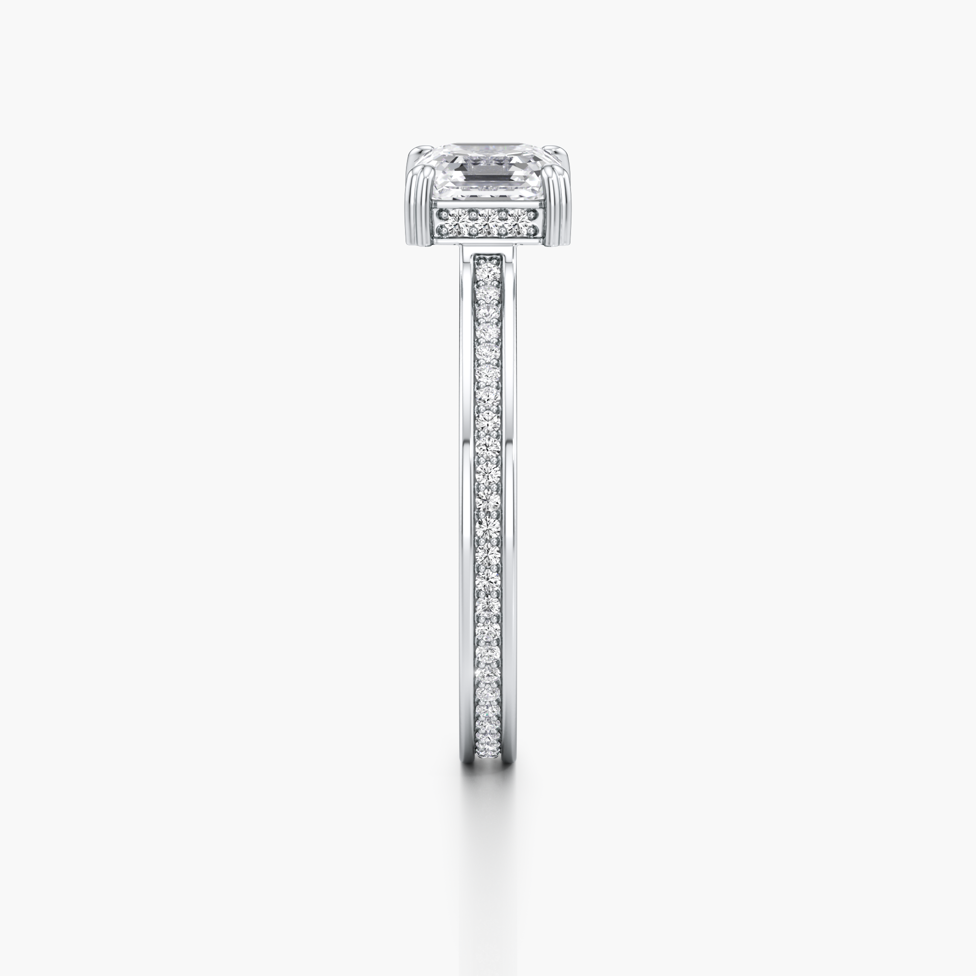Regal Crown Engagement Ring