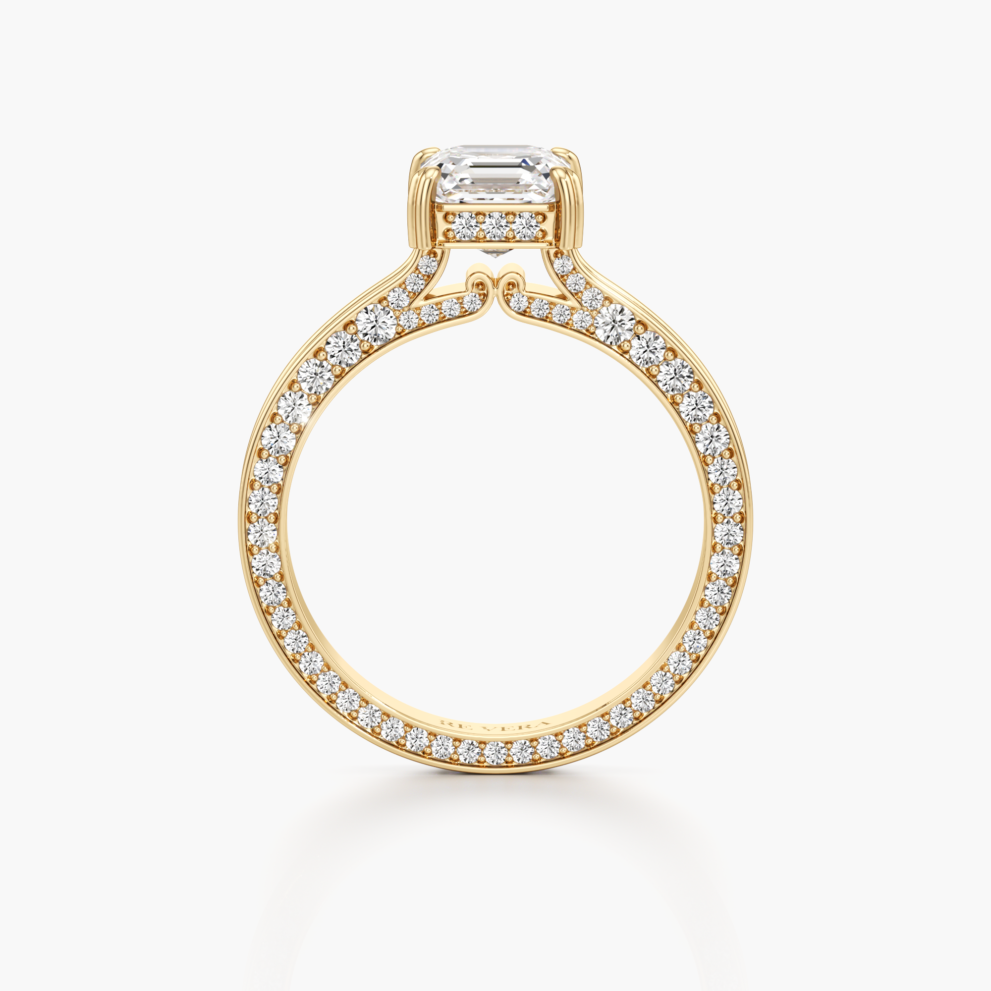 Regal Crown Engagement Ring