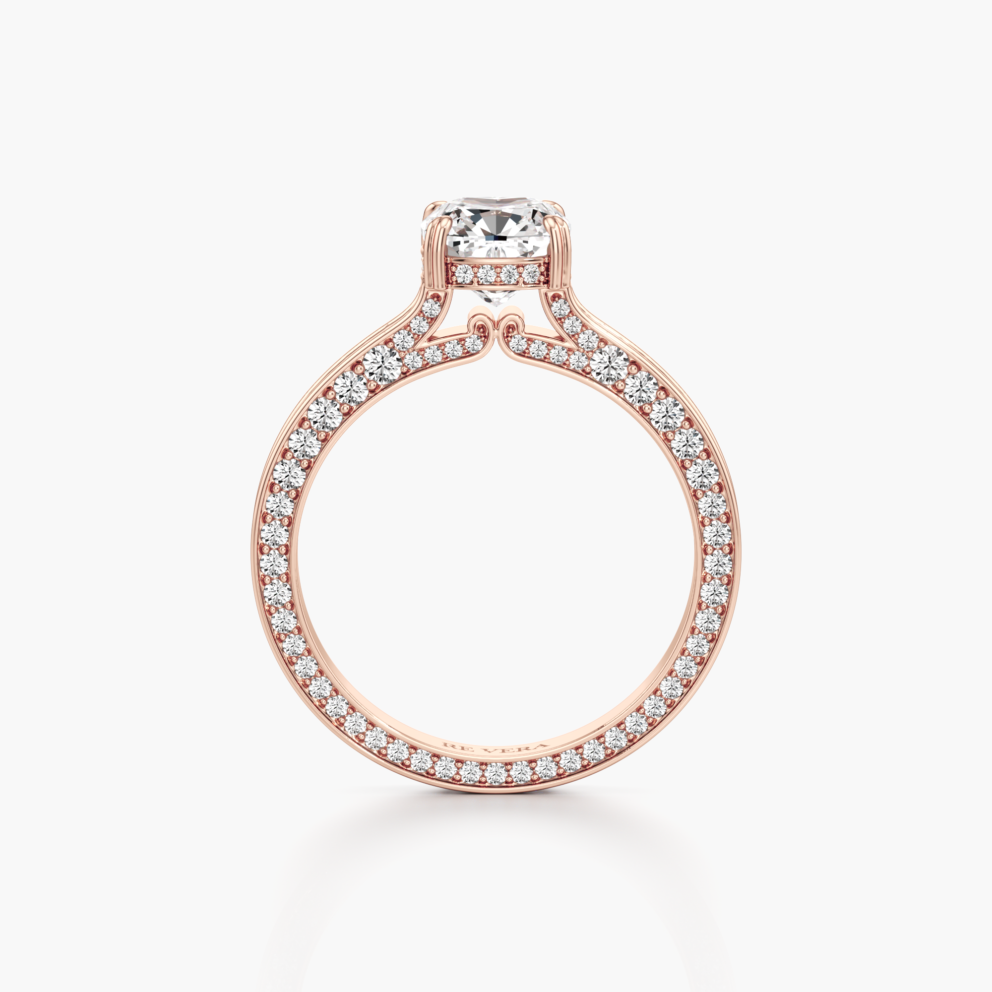 Regal Crown Engagement Ring