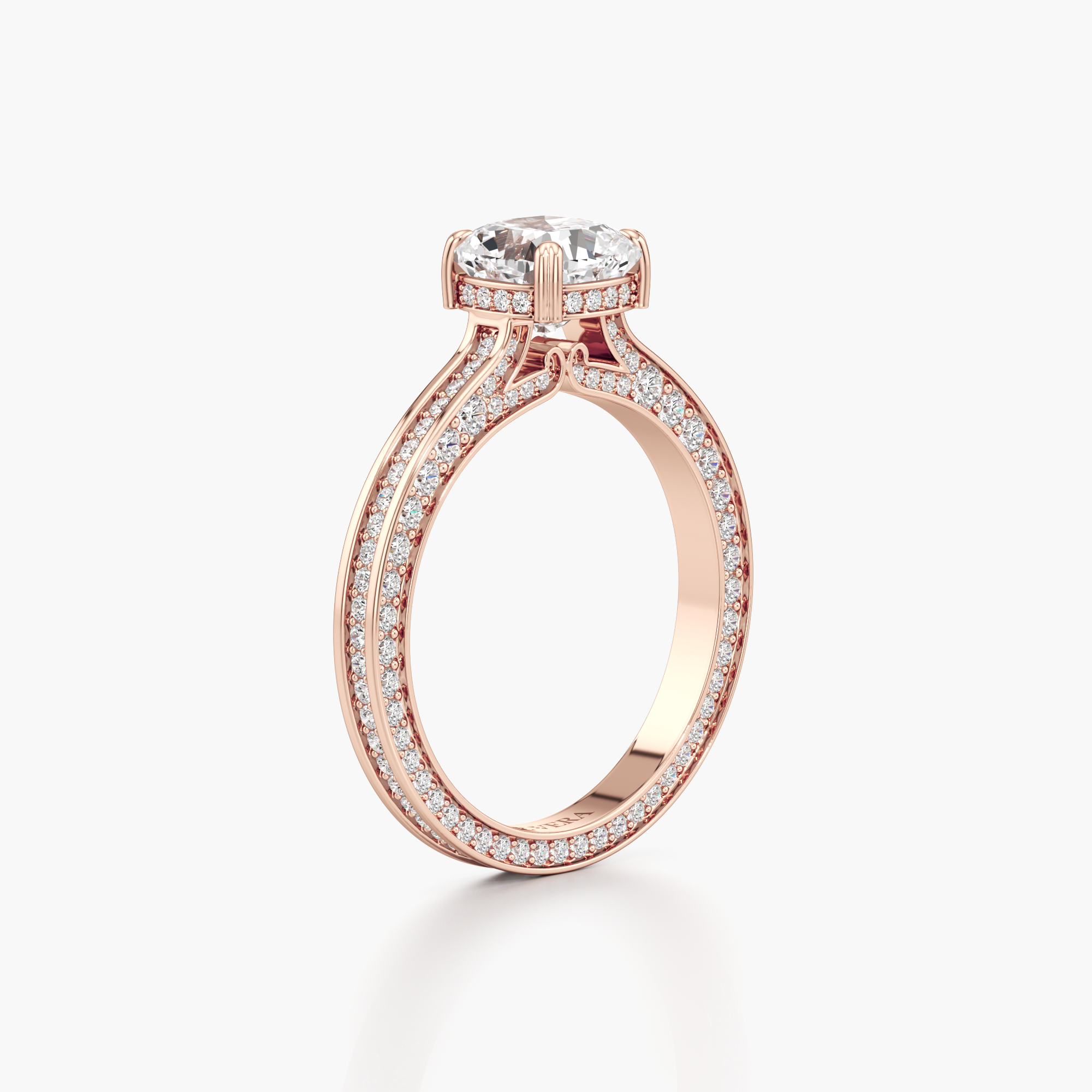 Regal Crown Engagement Ring