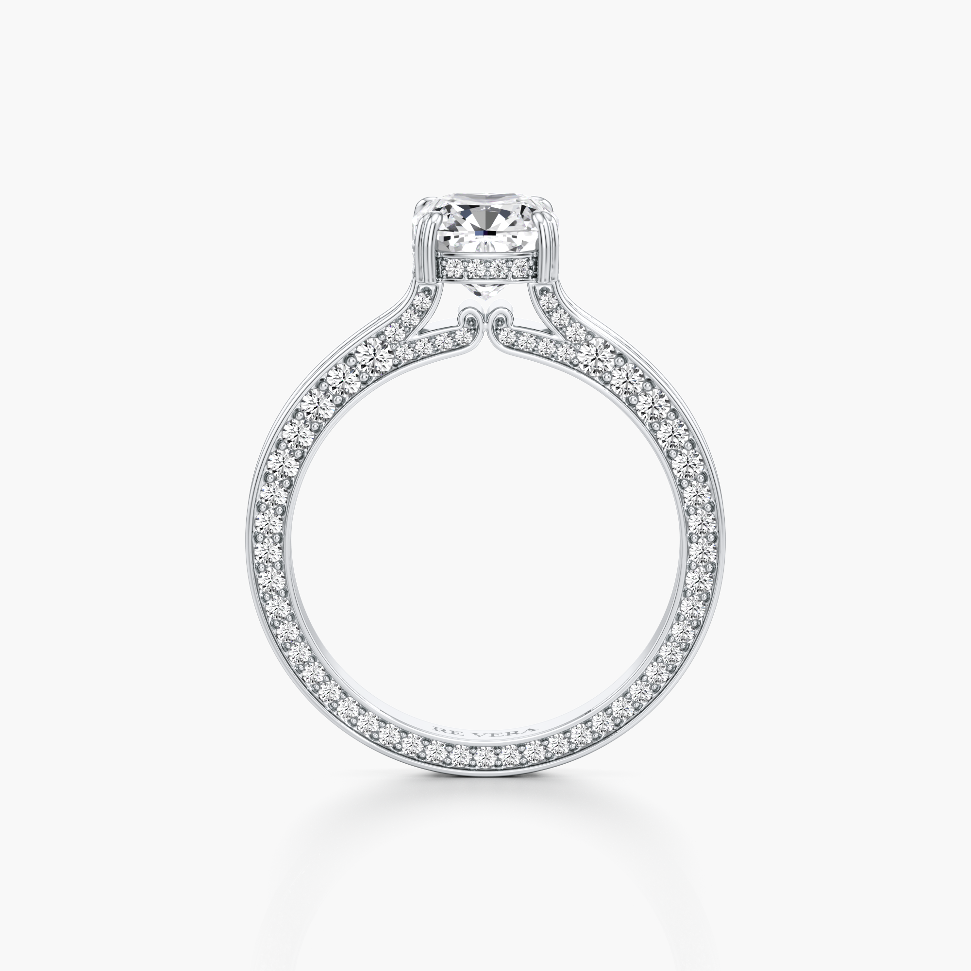 Regal Crown Engagement Ring