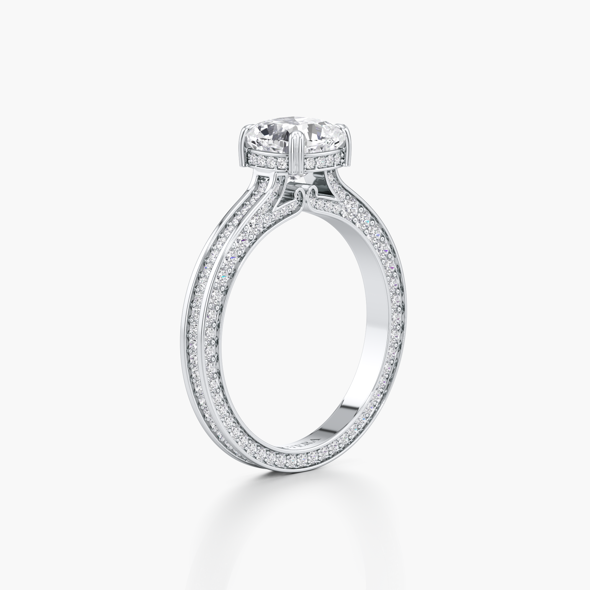 Regal Crown Engagement Ring