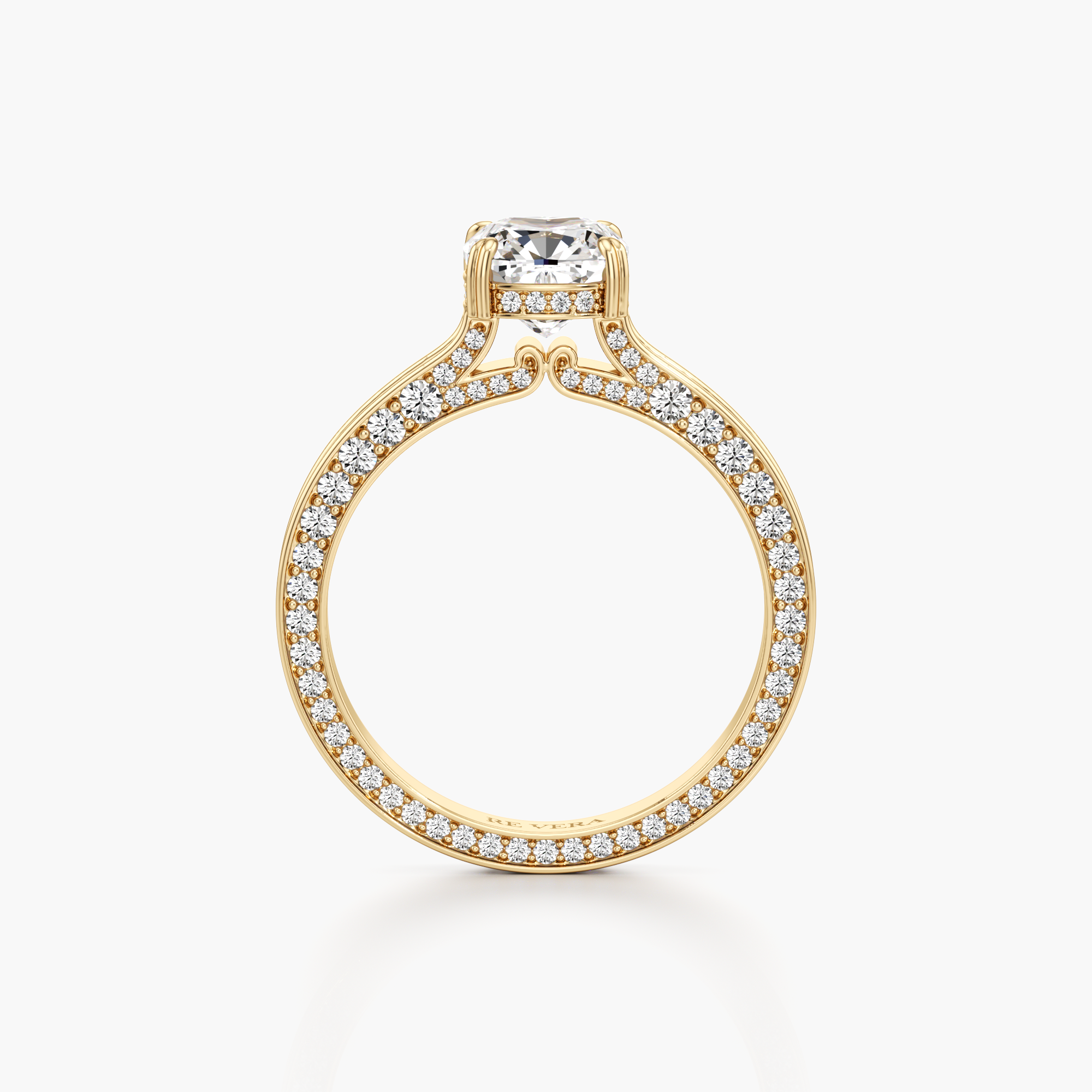Regal Crown Engagement Ring