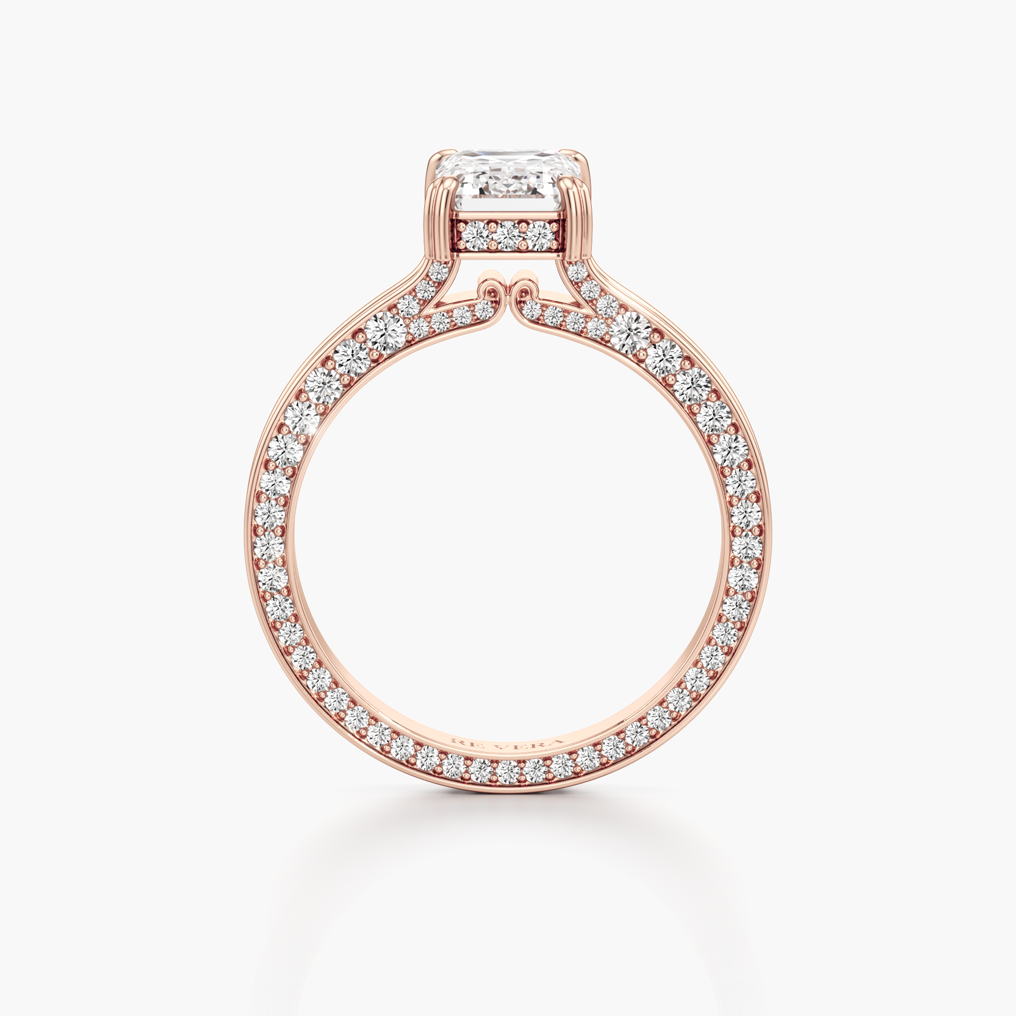 Regal Crown Engagement Ring