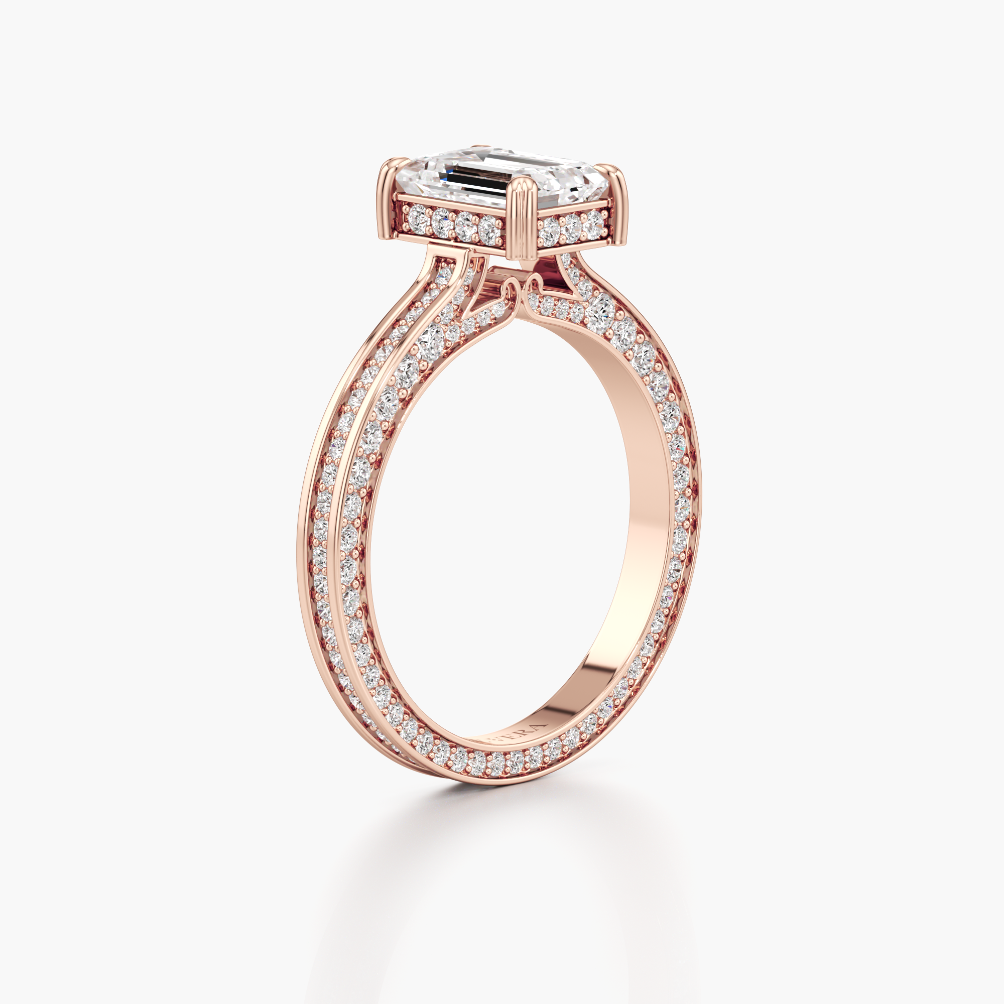 Regal Crown Engagement Ring