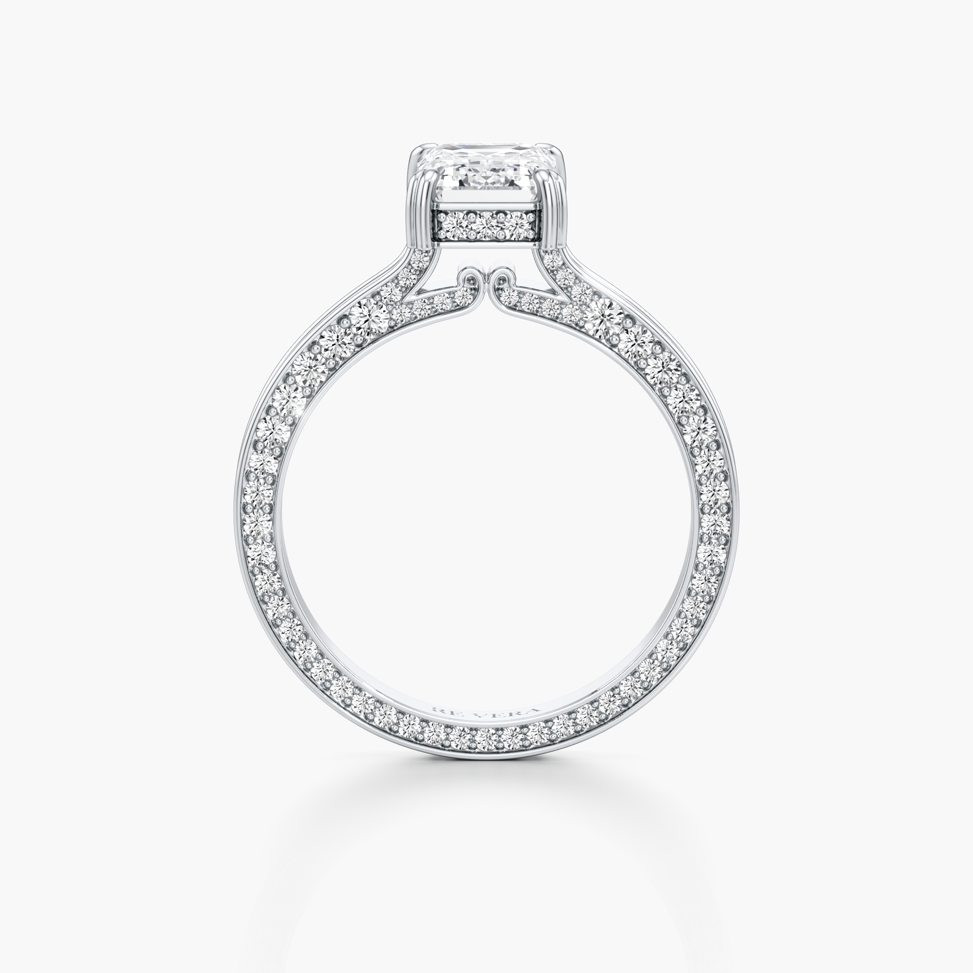 Regal Crown Engagement Ring